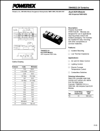 1600V, 400A phase control dual scr thyristor. Пример.